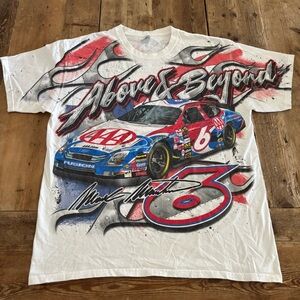 Vintage Mark Martin NASCAR AOP T Shirt 6 Car All Over Print Y2K